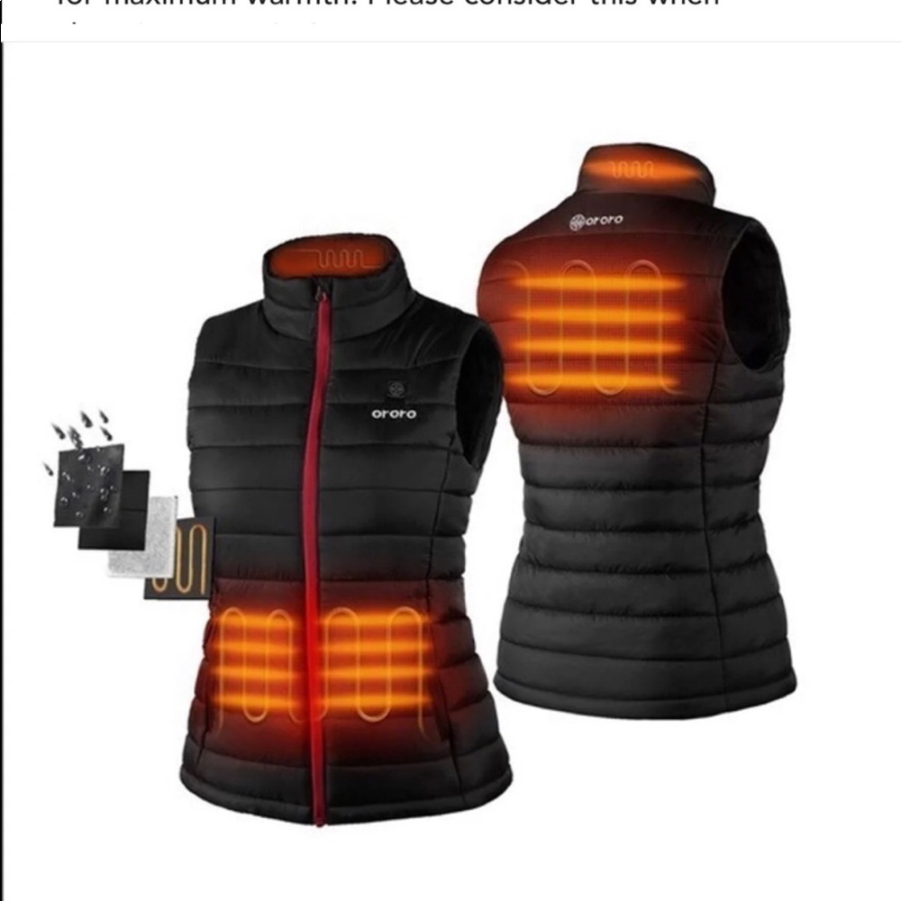 New w/o tags Ororo heated vest Women’s size Large